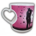 Felizmente juntos - Mug Oreja de Corazón