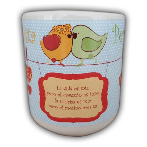 Más Pajaritos - Mug Oreja de Corazón