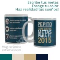 Mug Verde Oscuro - Tus Metas 2015