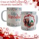Mug Navideño Bicolor