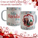 Mug Navideño Bicolor
