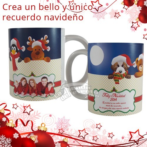 Mug Navideño Peluches