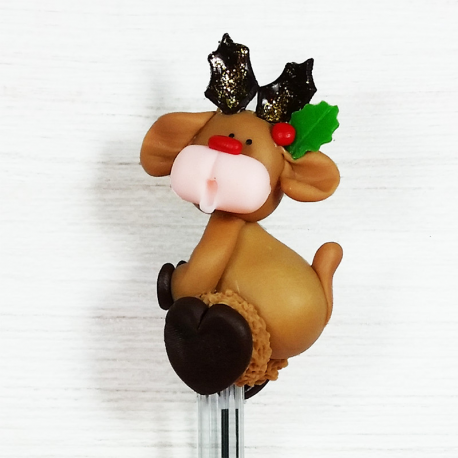 Esfero navideño Reno