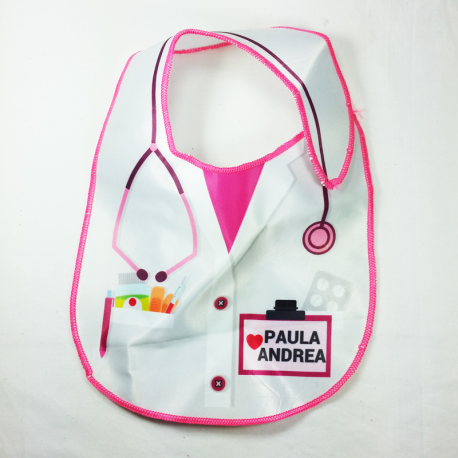 Babero doctora niña