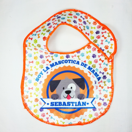 Babero Mascotica de Mamá