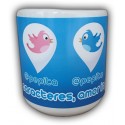 Twitter - Mug Oreja de Corazón
