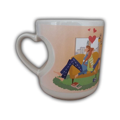 Junto a tí - Mug Oreja de Corazón